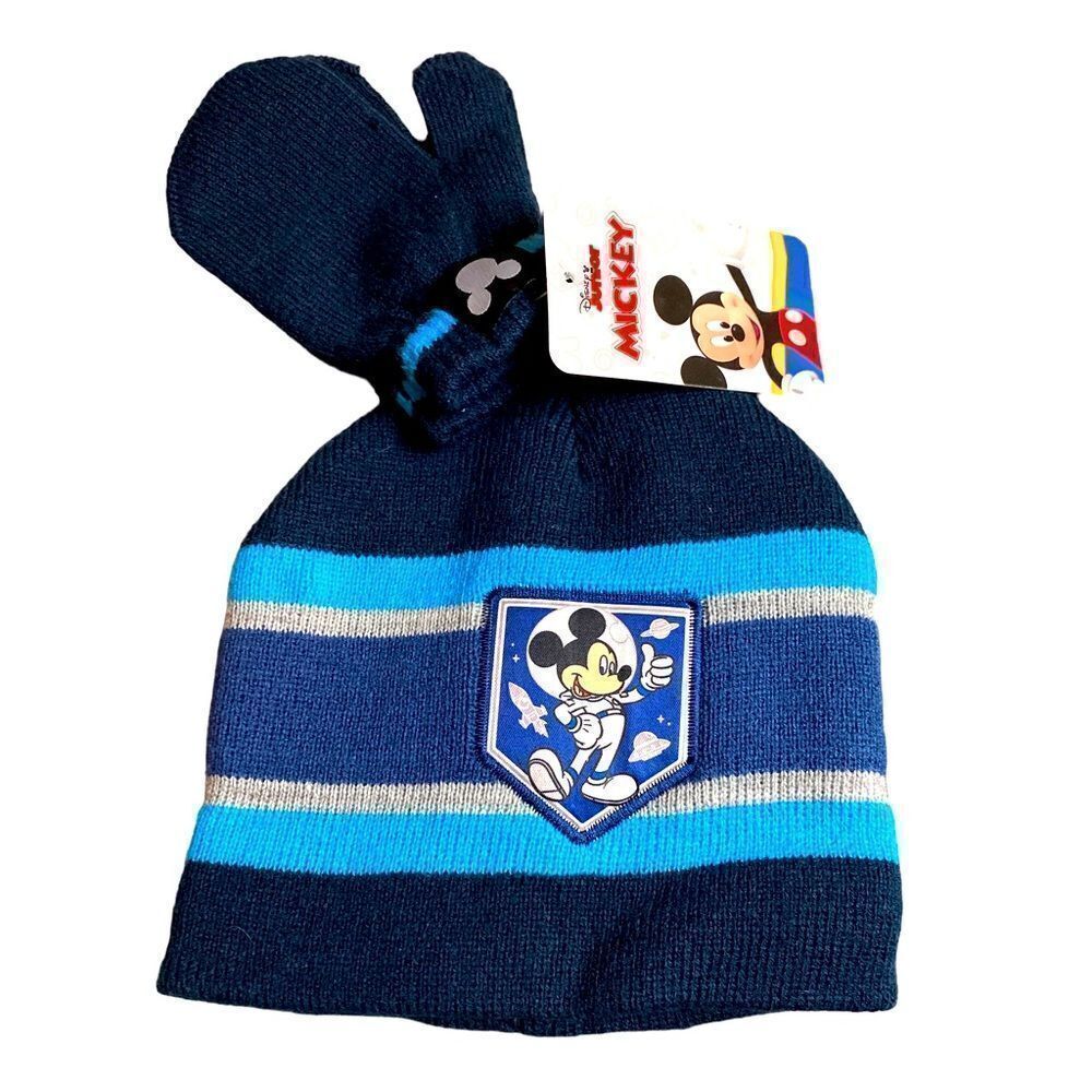 Mickey Mouse Hat and Mitten Set - Picture 1 of 3